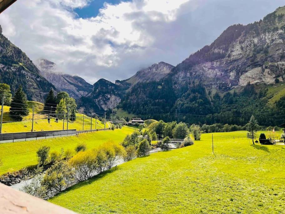 Waterfall View Kandersteg Dış mekan fotoğraf