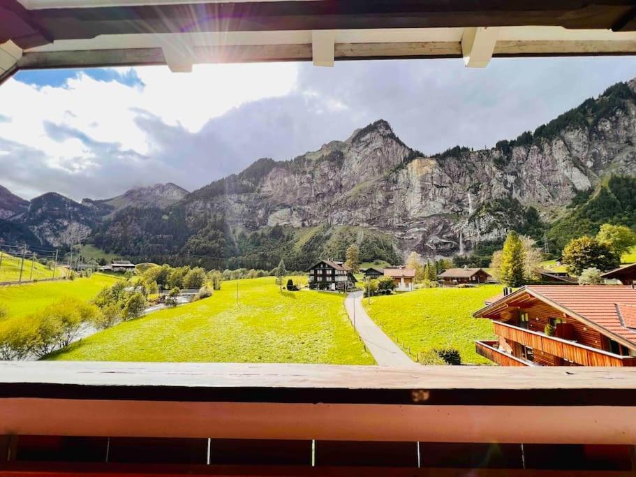 Waterfall View Kandersteg Dış mekan fotoğraf