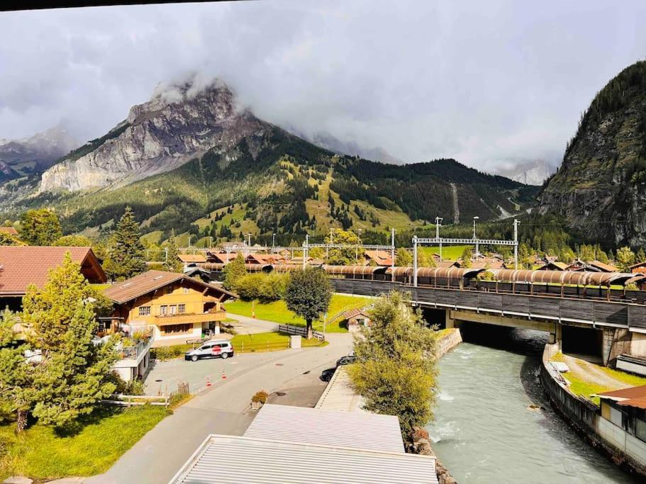 Waterfall View Kandersteg Dış mekan fotoğraf